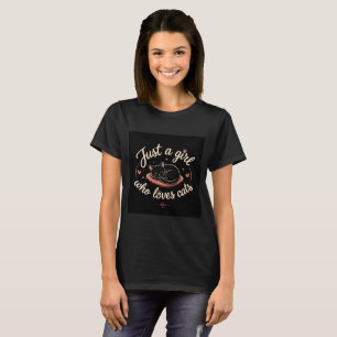 Camiseta de Solo una Chica que Ama a los Gatos