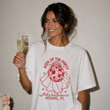 Camiseta de soltera personalizada de la esposa de 