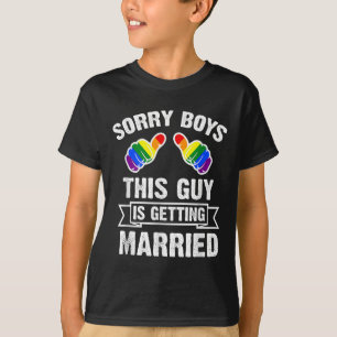 Camiseta de Soltero Fiesta Lgbt Orgullo Gay Novio
