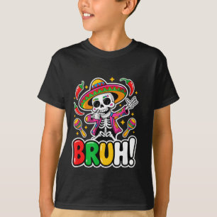 Camiseta de sombrero hip hop para niños cinco de m
