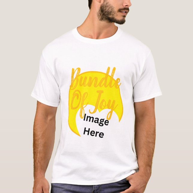Camiseta de sonograma personalizado Bundle of Joy  (Anverso)