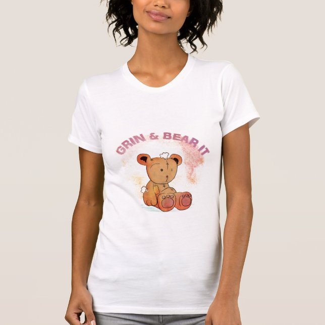camiseta de sonreír y aguantarlo (Anverso)