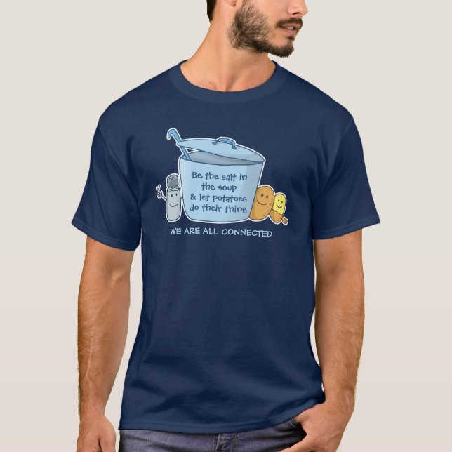 Camiseta de sopa de papa salada (Anverso)