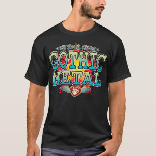 Camiseta de Soul Metalizado Gótico