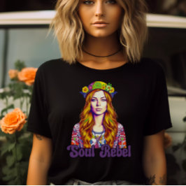 Camiseta de Soul Rebel- Camisas de Groovy-Retro