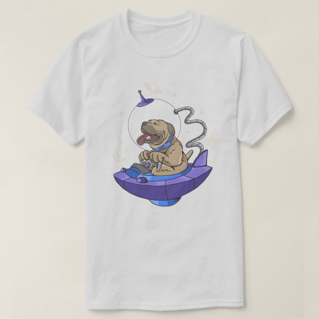 Camiseta de Space Pup (Diseño del anverso)