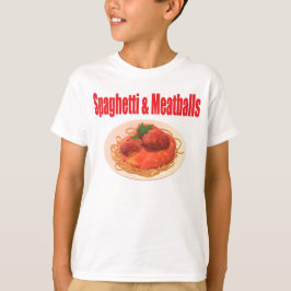 Camiseta de Spaghetti y Meatball