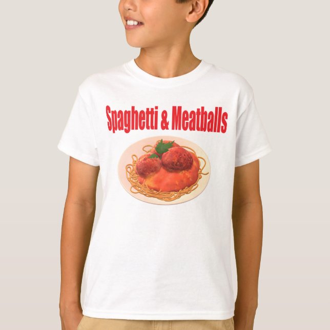 Camiseta de Spaghetti y Meatball (Anverso)