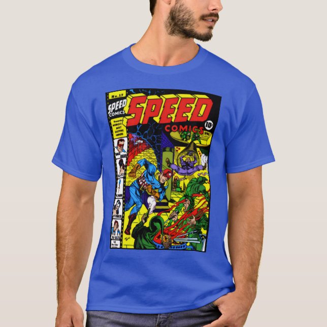 Camiseta de SPEED Comics de los 40  (Anverso)