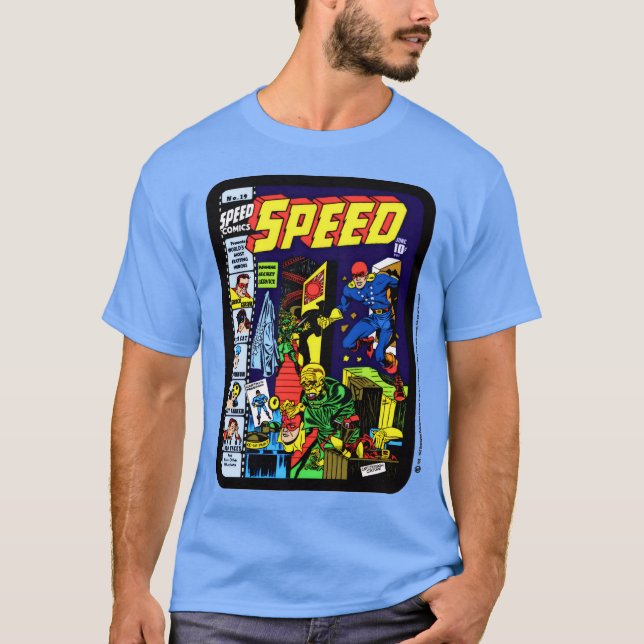 Camiseta de SPEED Comics de los 40  (Anverso)