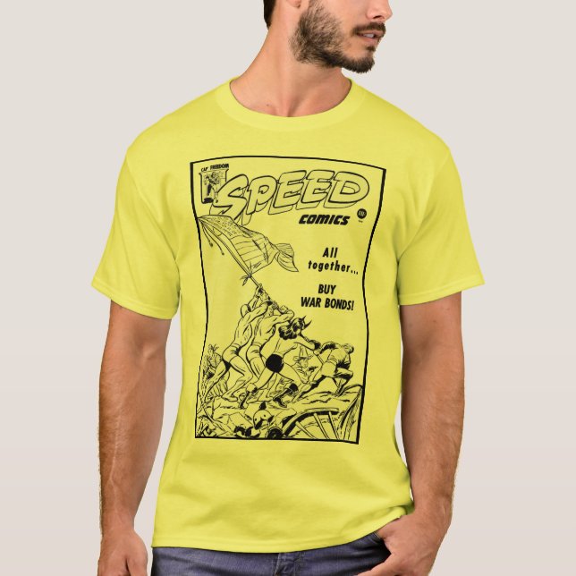 Camiseta de SPEED Comics de los años 40 (Anverso)