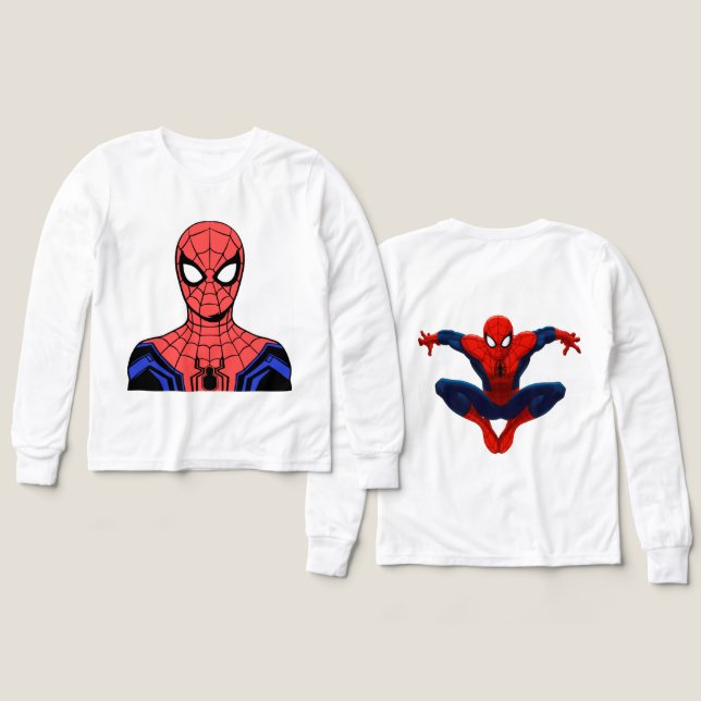 Camiseta de Spiderman (Diseño frontal y trasero)