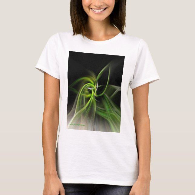 Camiseta de SpinArt de la cuchilla de la hierba (Anverso)