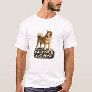 Camiseta de Spitz Finlandés – El Silencio No es un