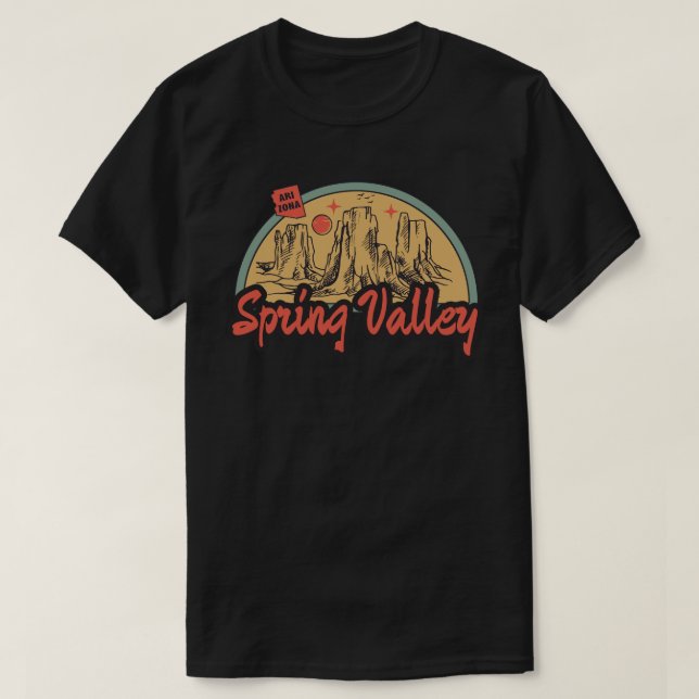 Camiseta de Spring Valley, Arizona (Diseño del anverso)