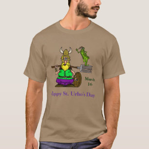 Camiseta de St. Urho con saltamontes de la paz