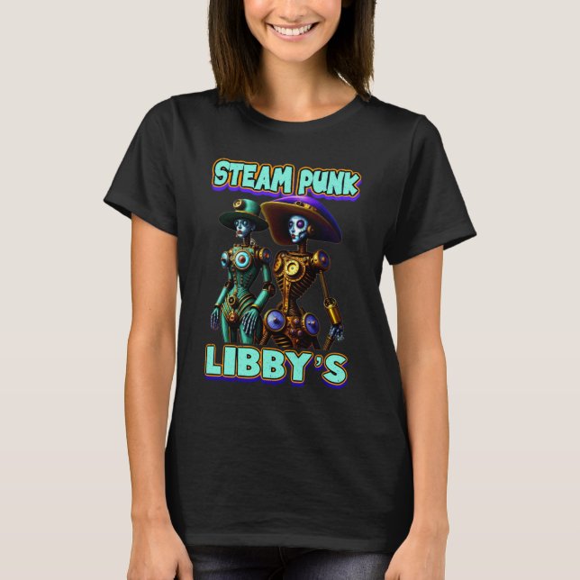 Camiseta De STEAM PUNK LIBBY (Anverso)
