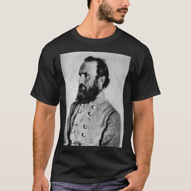 Camiseta de Stonewall Jackson de la guerra civil (Anverso)