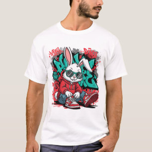 Camiseta de Street Art Bunny Swag
