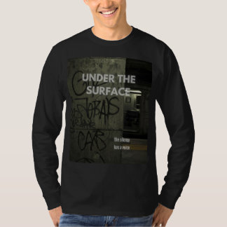 Camiseta de Streetwear Caos de Grafiti Subterráneo