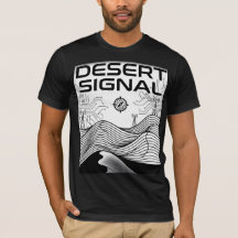 Camiseta de streetwear ciberespacial Desert Signal