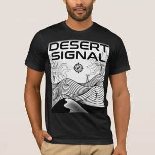 Camiseta de streetwear ciberespacial Desert Signal