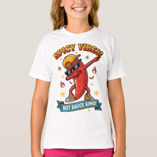 Camiseta de Streetwear Spicy Vibes para Amantes de