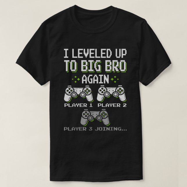 Camiseta de Subida de Nivel de Hermano Mayor - Rev (Diseño del anverso)