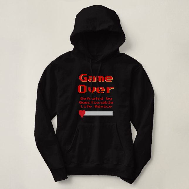 Camiseta de sudadera con capucha de juego sobre me (Diseño del anverso)
