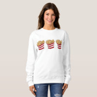 Camiseta de sudadera de comida rápida Fry Fries fr