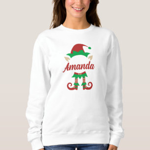 Camiseta de sudadera de elfo personalizada