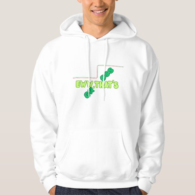 Camiseta de sudadera divertida con texto de burbuj (Anverso)