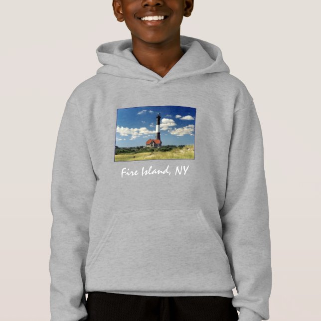 Camiseta de sudadera Hoodie para Niños del Faro de (Anverso)