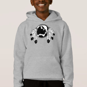 Camiseta de sudadera para niños de arte nativo Cam