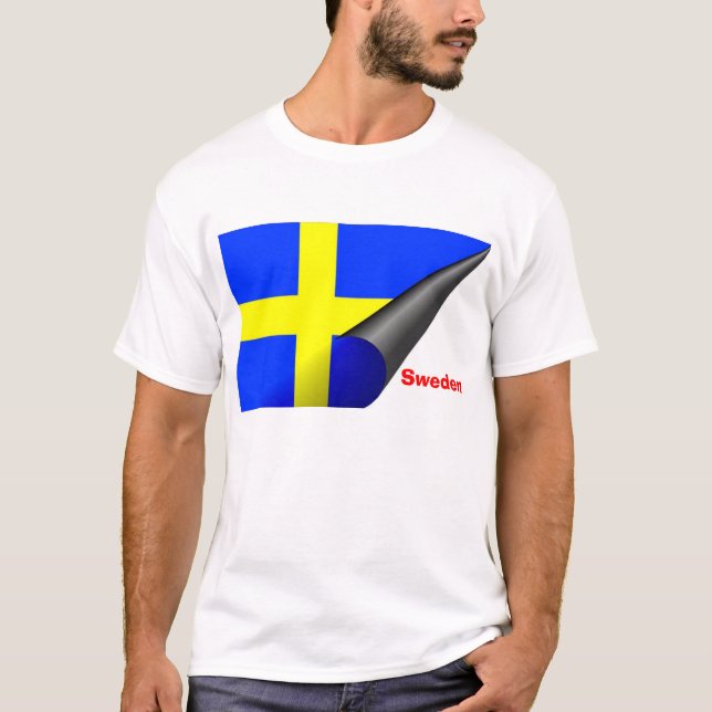 Camiseta de Suecia (bandera sueca) (Anverso)