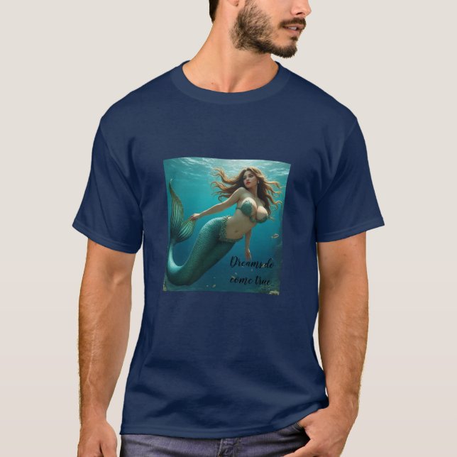 Camiseta de Sueño de Sirena masculina (Anverso)