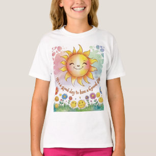 Camiseta de sueños florales para Chicas - Corta y