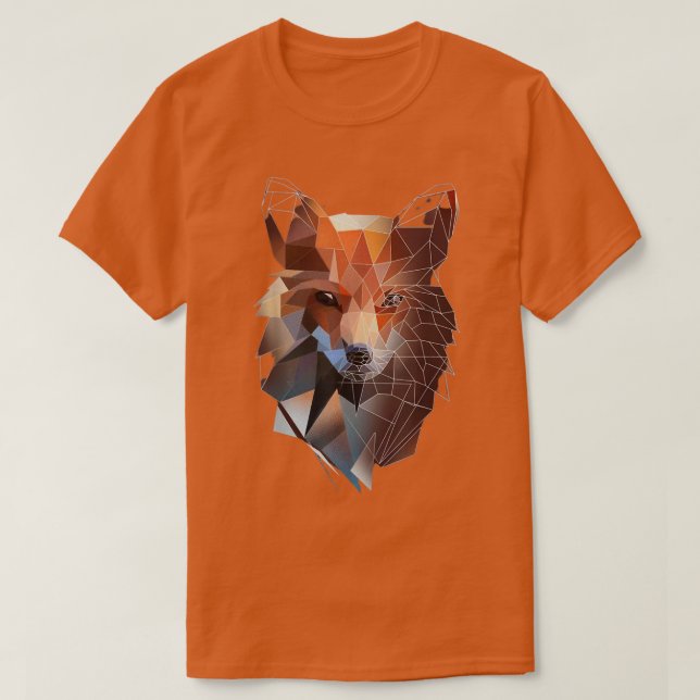 Camiseta de suéter de invierno de Fox Focus Animal (Diseño del anverso)