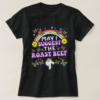 Camiseta de sugerencia de carne asada divertida