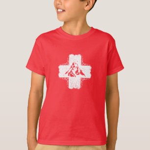 Camiseta de Suiza - Bandera Suiza Matterhorn