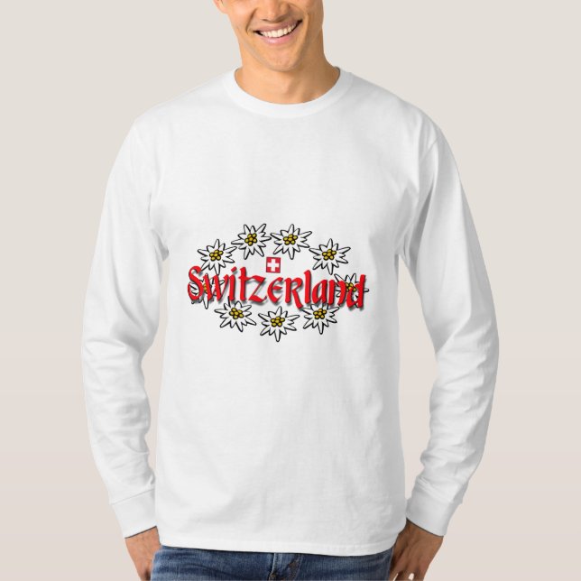 Camiseta de Suiza Edelweiss (Anverso)