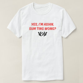 Camiseta de "Sum Ting Wong" divertida y pegadiza