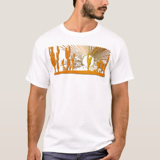 Camiseta de Sun del desierto