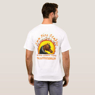 Camiseta De Sun del fuego de los establos del logotipo