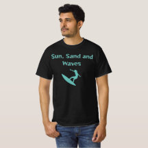 Camiseta de Sun, Sand y Waves
