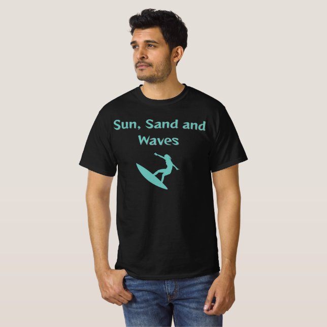 Camiseta de Sun, Sand y Waves (Anverso completo)