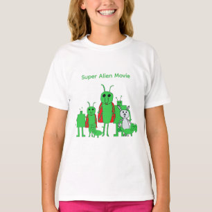 Camiseta de Super Alien para niños de personaje co
