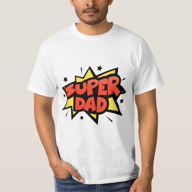 Camiseta de Super Dad (Anverso)
