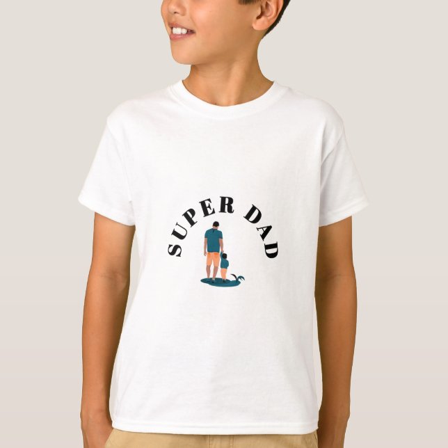 Camiseta de Super Dad Kid (Anverso)