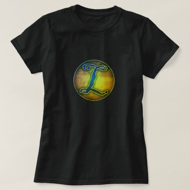 Camiseta de Super Hero "L" Insignia (Diseño del anverso)